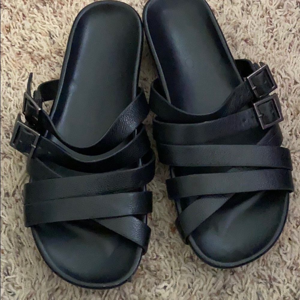 Aldo Strappy Leather Sandals